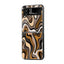 Brown Rhythm Samsung Z Flip Glass Case