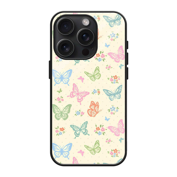 Butterfly Garden Glass Case