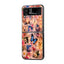 Butterfly Glow Samsung Z Flip Glass Case