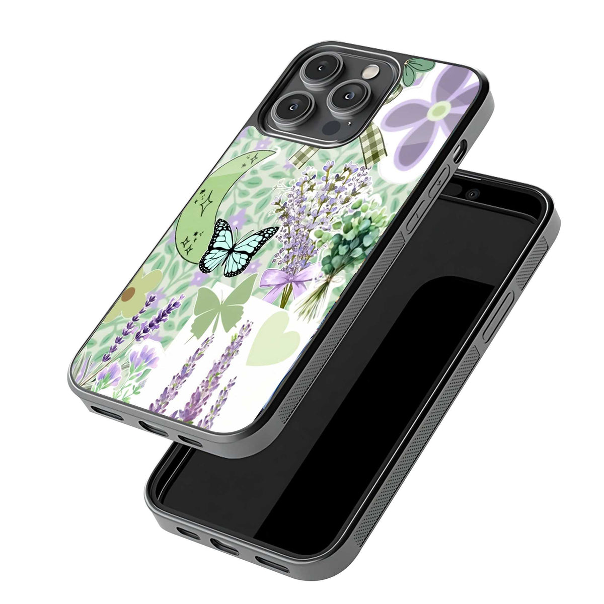Butterfly Meadow Glass Case