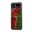 CR7 Portugal Samsung Z Flip Glass Case