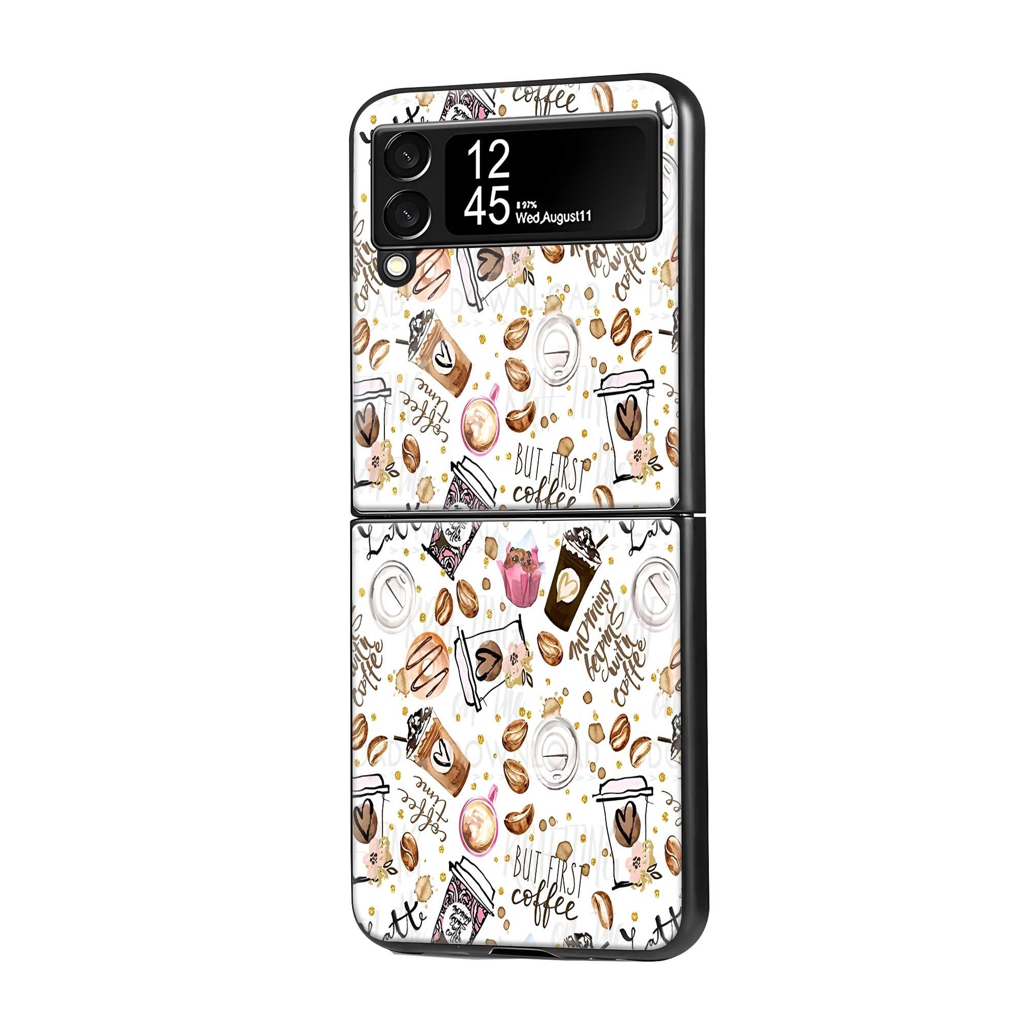 Caffeine Crush Samsung Z Flip Glass Case