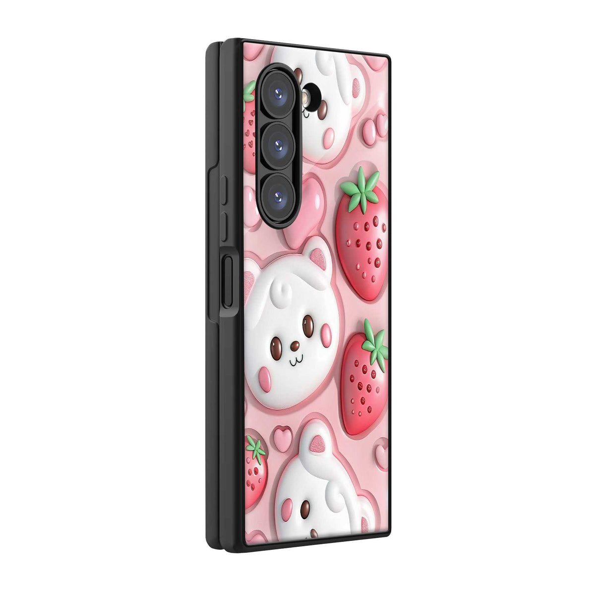Candy Floss Bear Samsung Z Fold Glass Case Main image