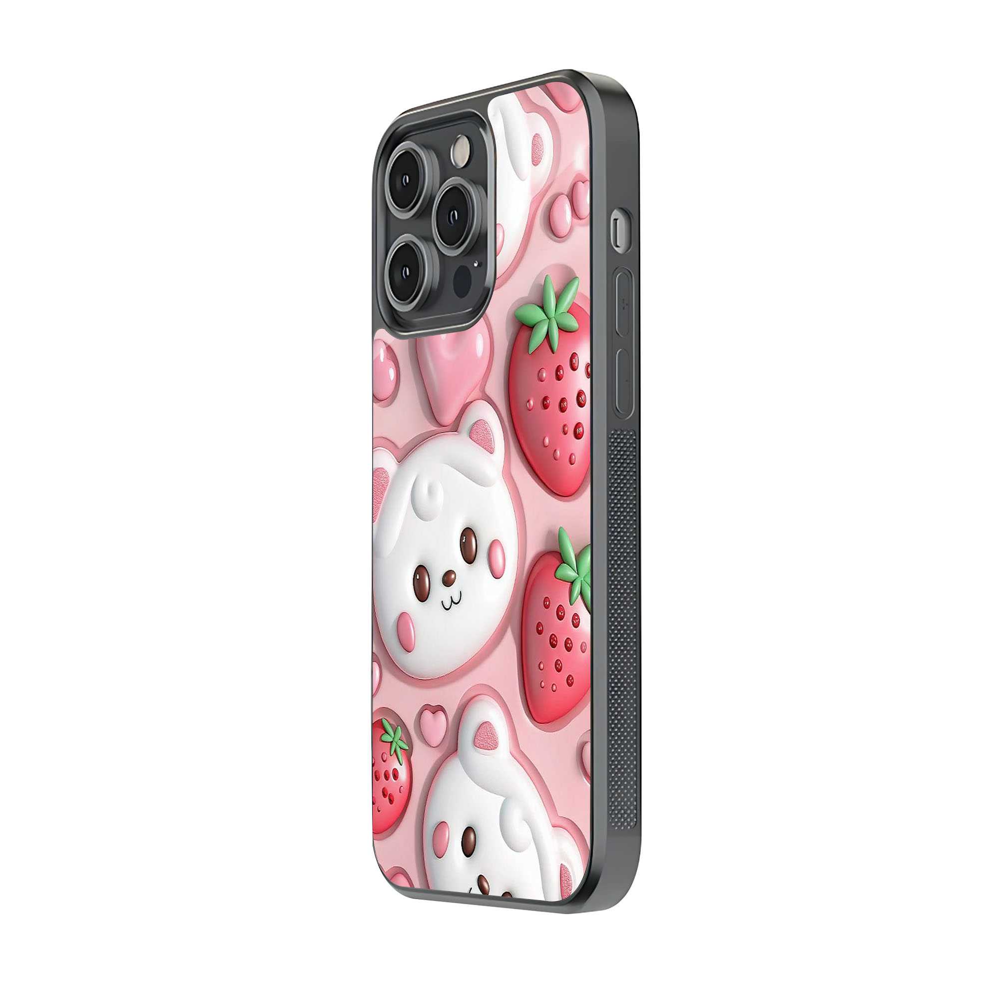 Candy Floss Bear Glass Case Secondary image