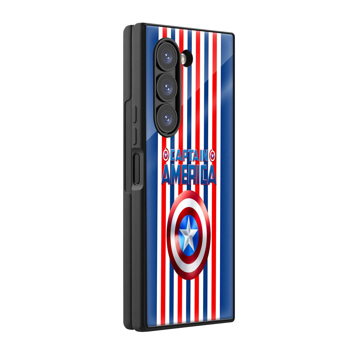 Captain Pride Samsung Z Fold Glass Case