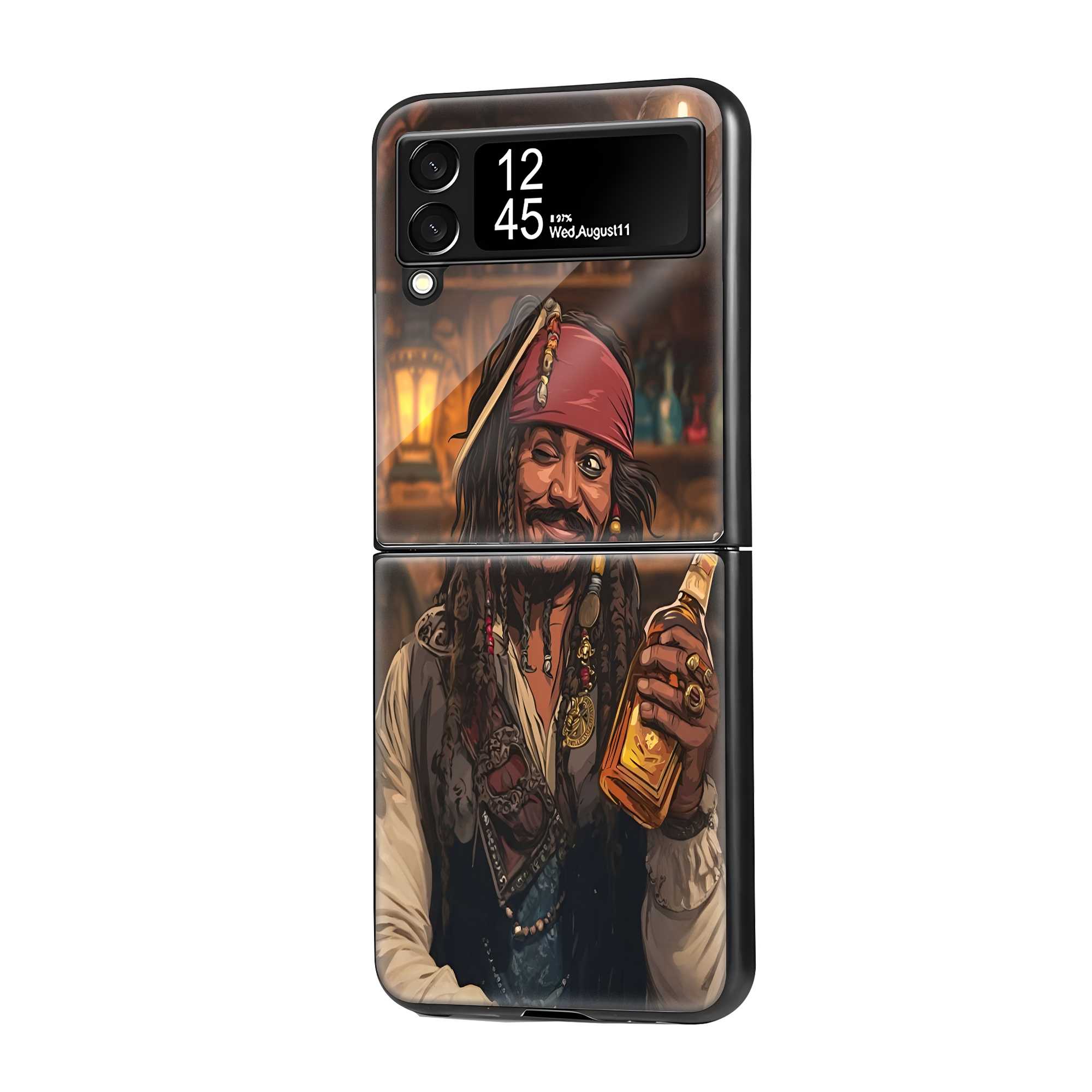 Captain's Pour Samsung Z Flip Glass Case