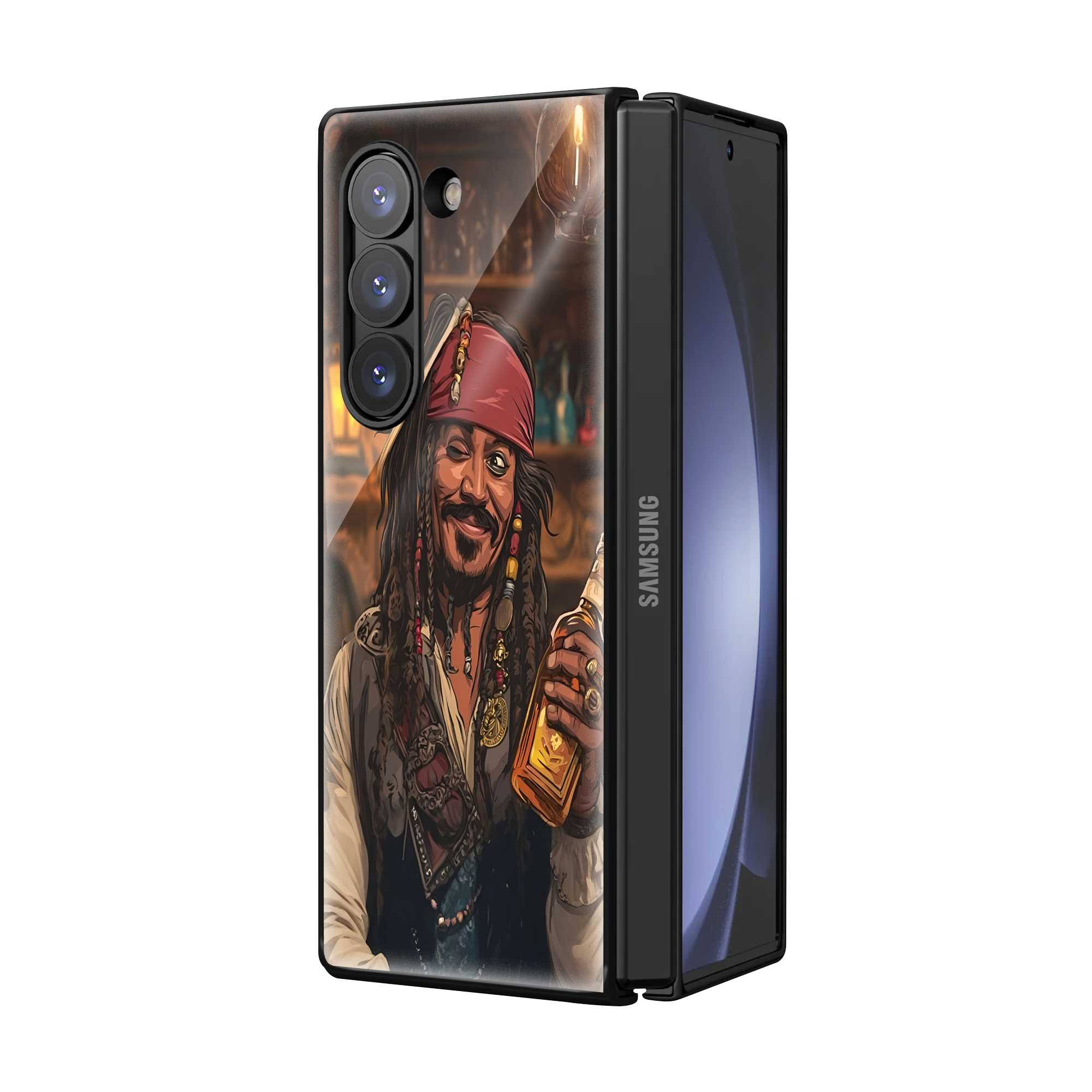 Captain's Pour Samsung Z Fold Glass Case