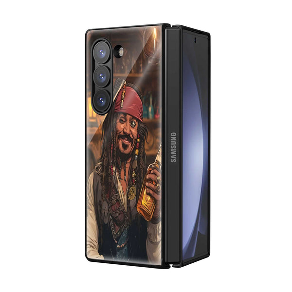 Captain's Pour Samsung Z Fold Glass Case