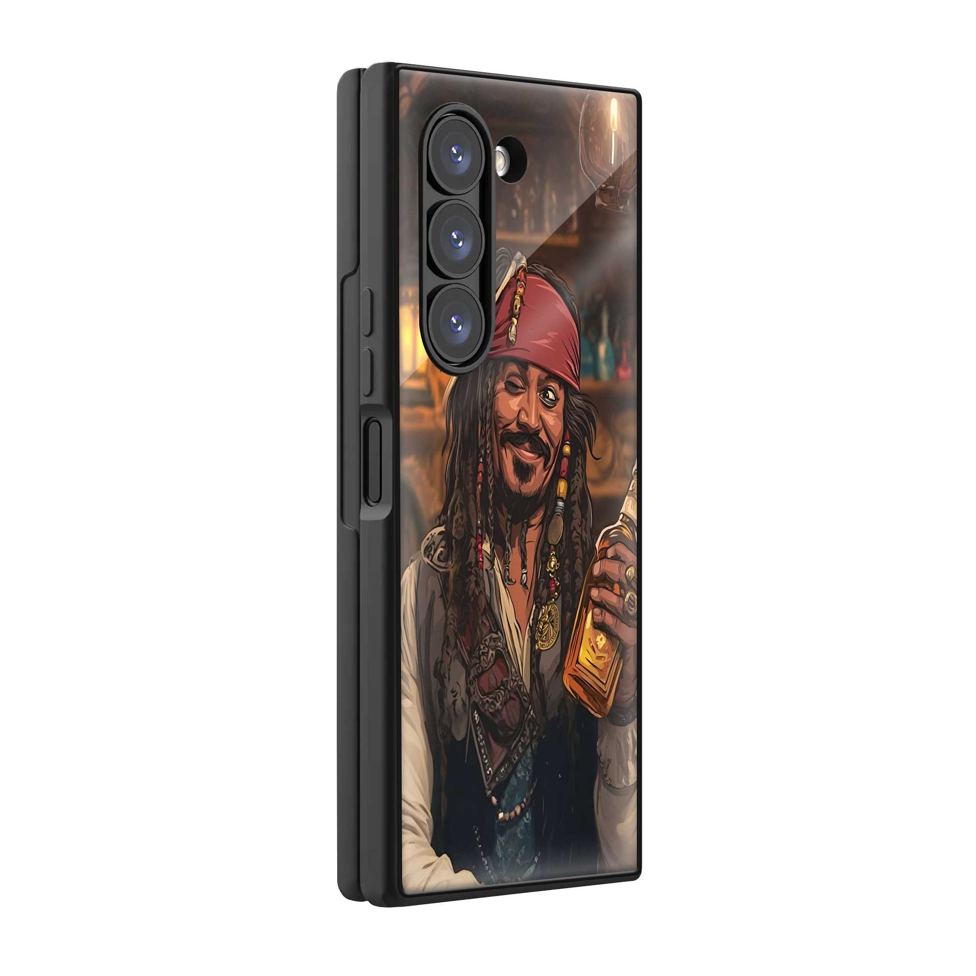 Captain's Pour Samsung Z Fold Glass Case