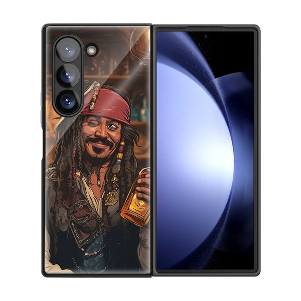 Captain's Pour Samsung Z Fold Glass Case