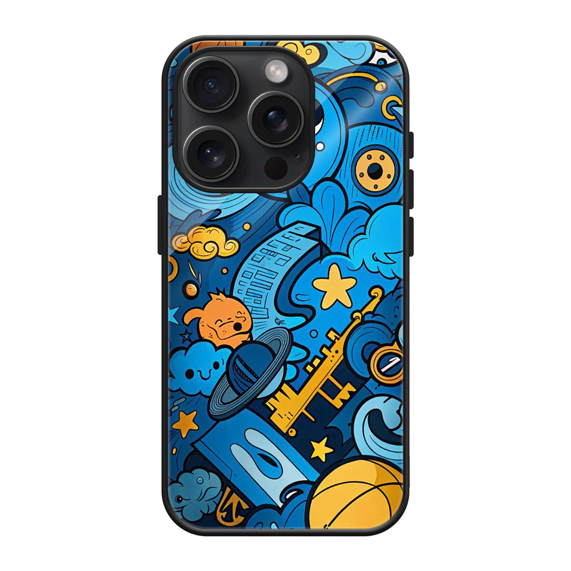 Cartoon Universe Glass Case Main image