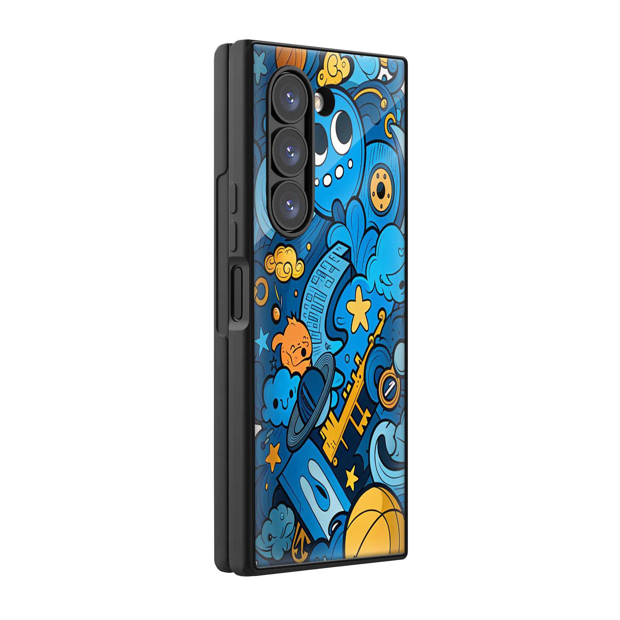 Cartoon Universe Samsung Z Fold Glass Case