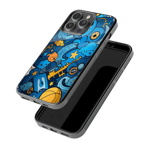 Cartoon Universe Glass Case