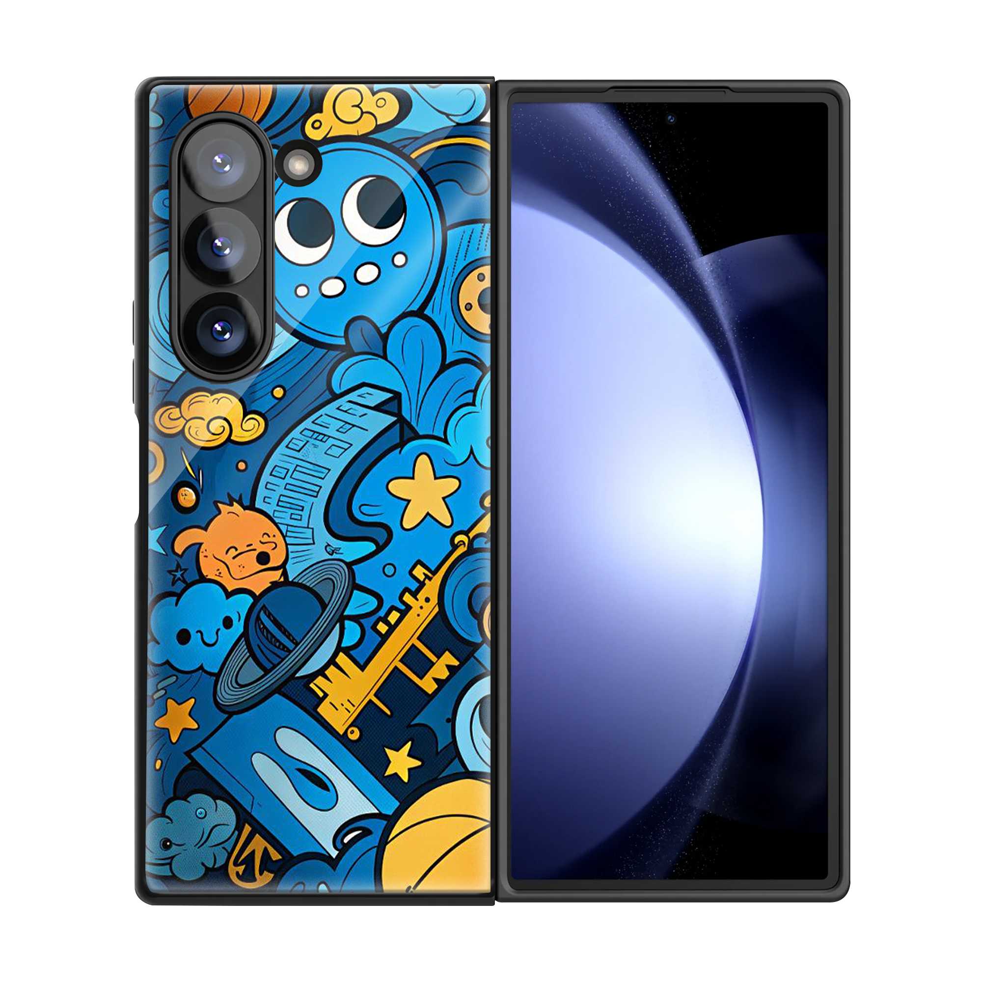 Cartoon Universe Samsung Z Fold Glass Case