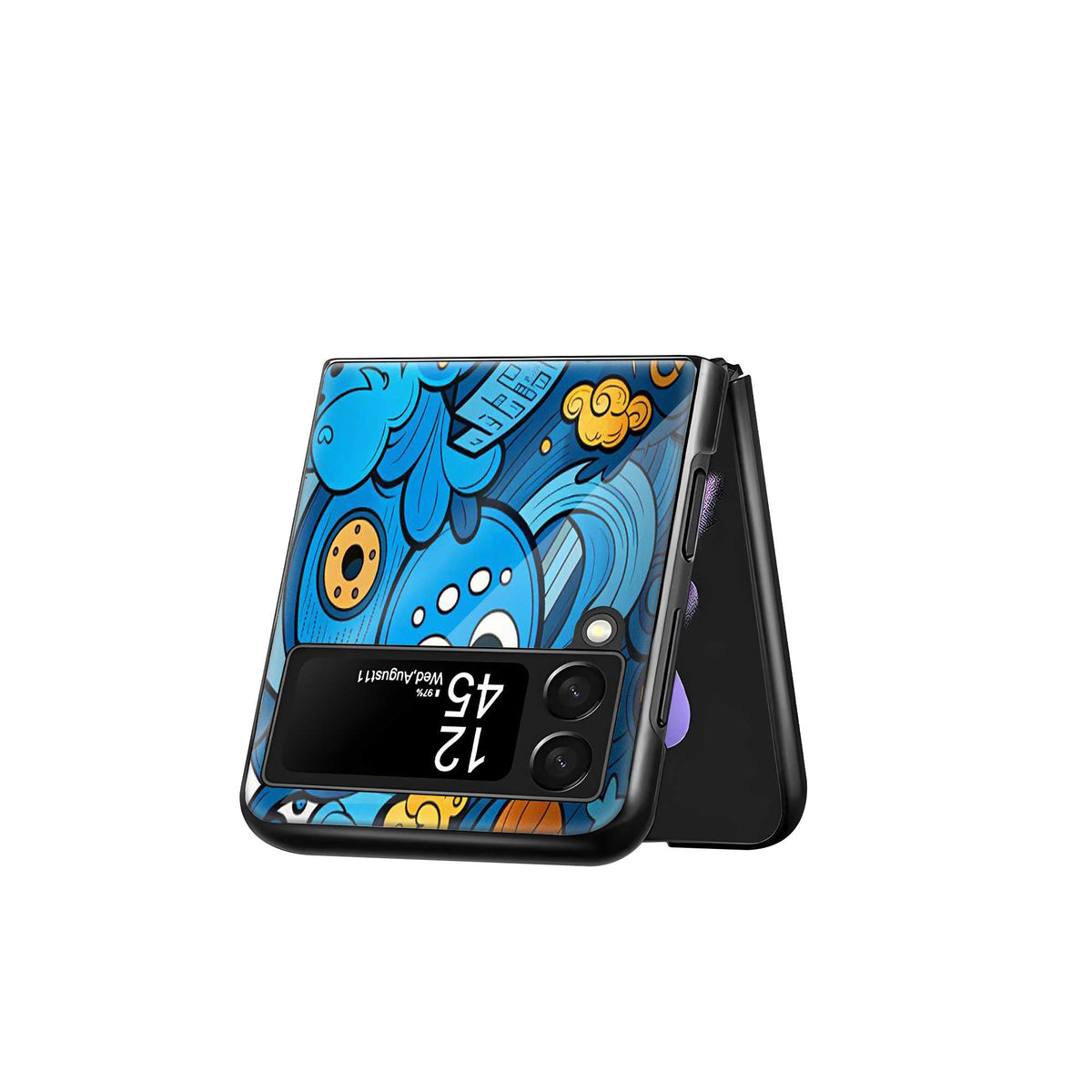 Cartoon Universe Samsung Z Flip Glass Case