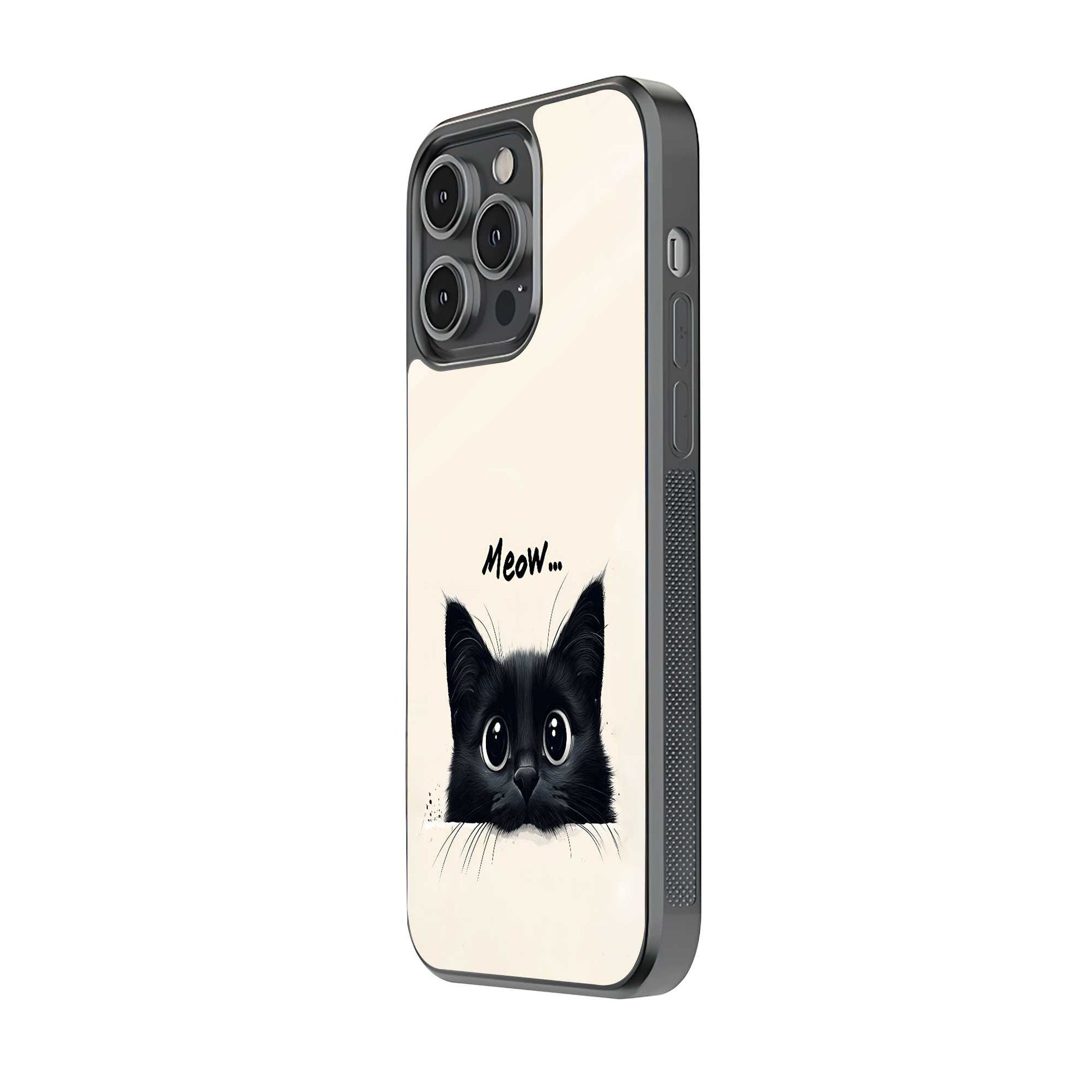 Cat Vibes Glass Case