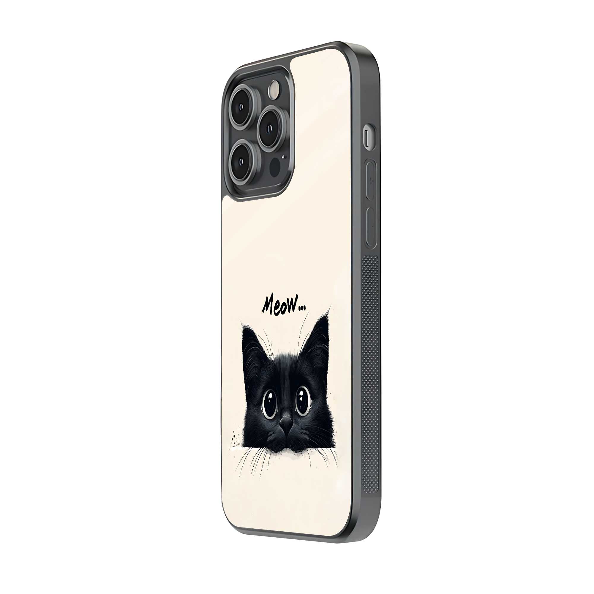 Cat Vibes Glass Case