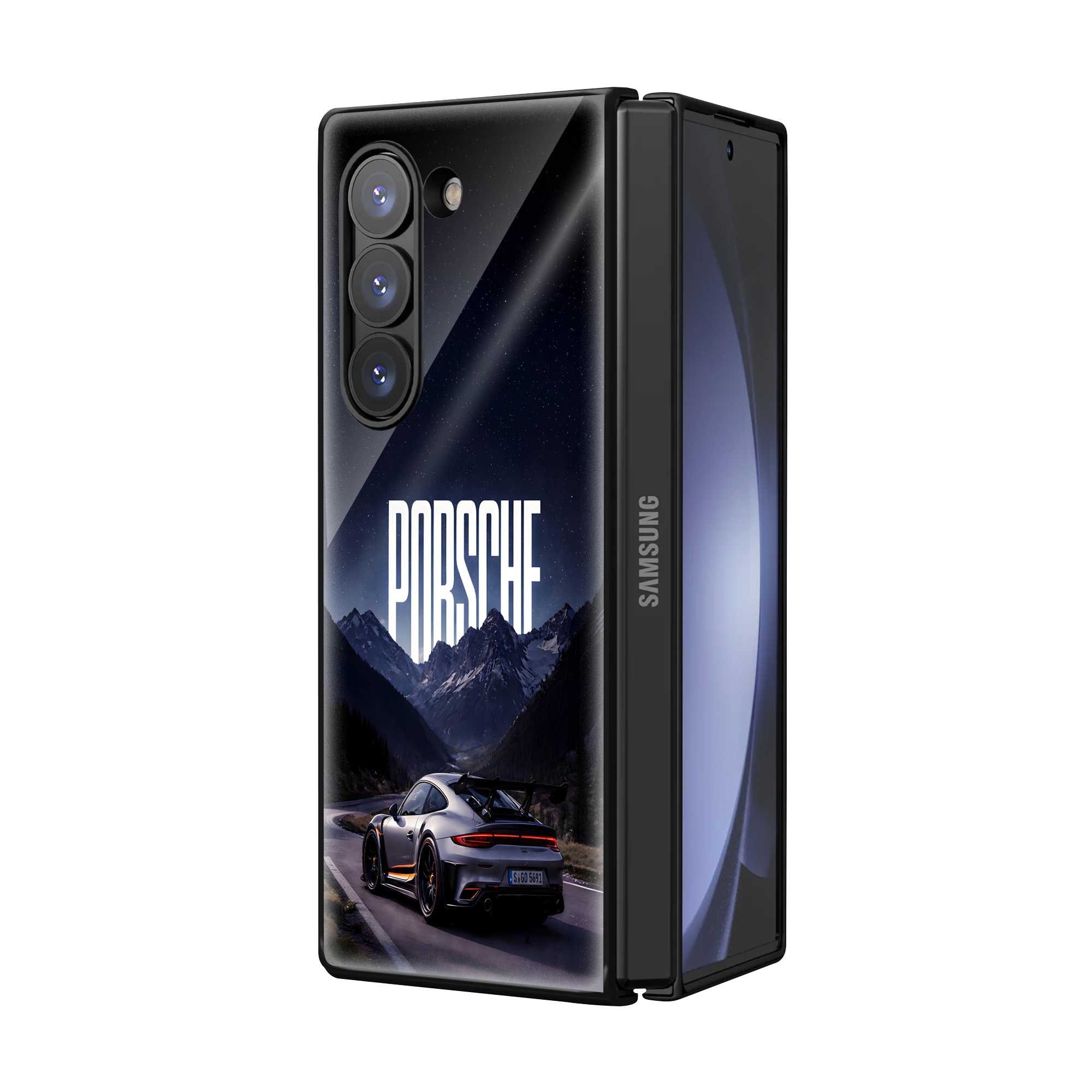 Celestial Drift Samsung Z Fold Glass Case Secondary image
