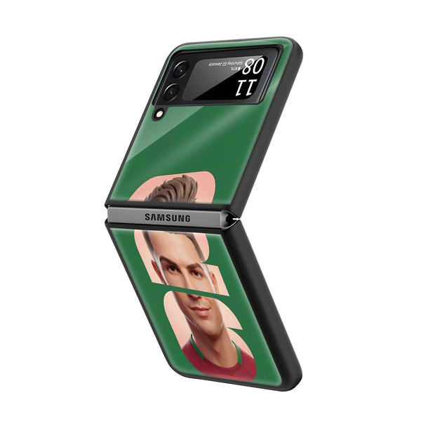 Champion Cut Samsung Z Flip Glass Case