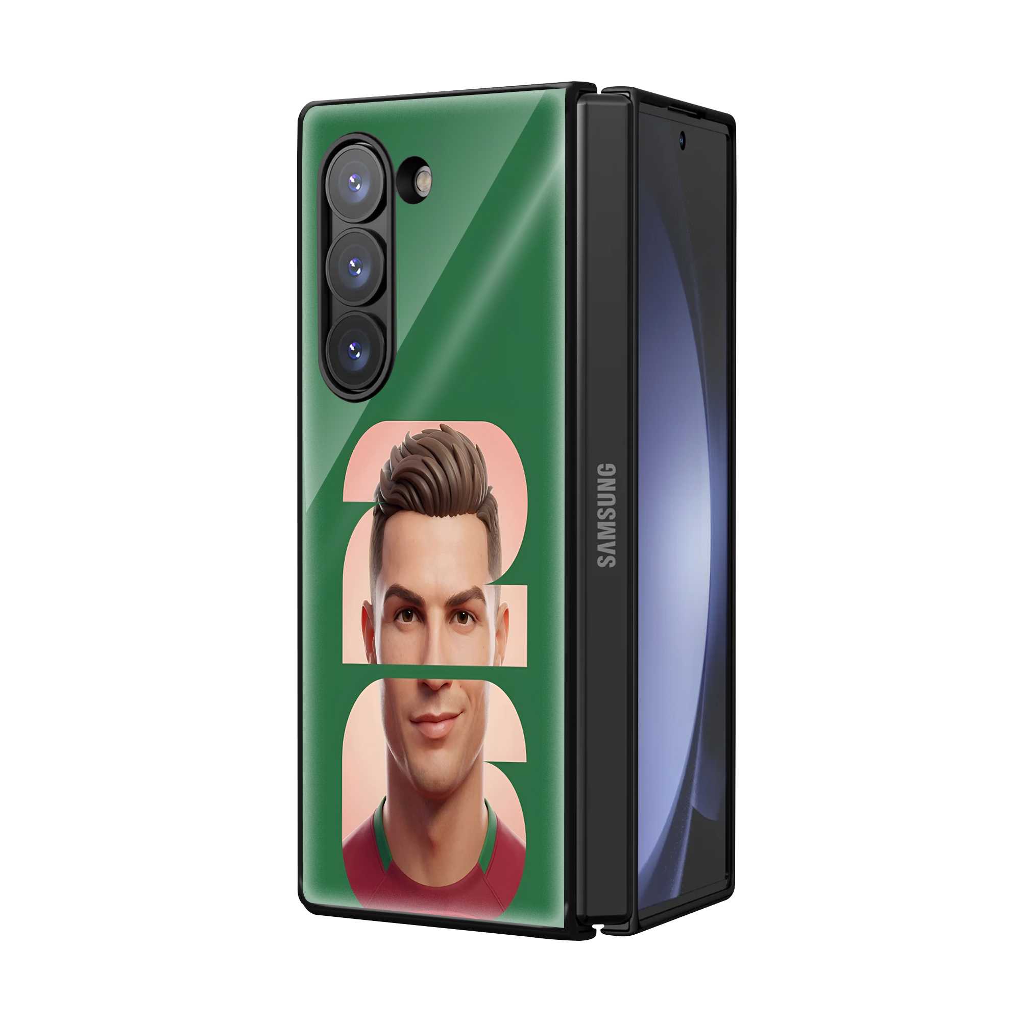 Champion Cut Samsung Z Fold Glass Case