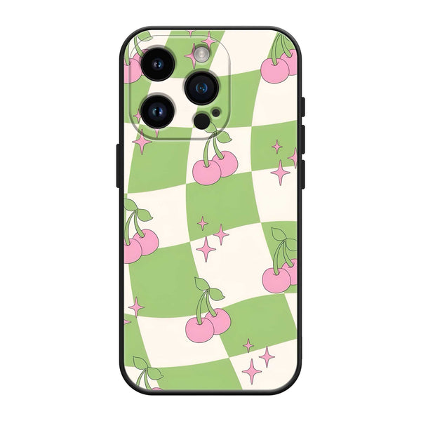 Cherry Check Silicone Case