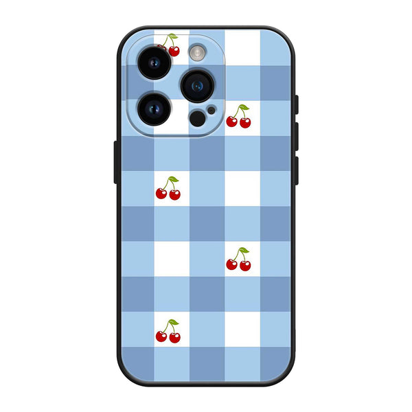 Cherry Checkers Silicone Case