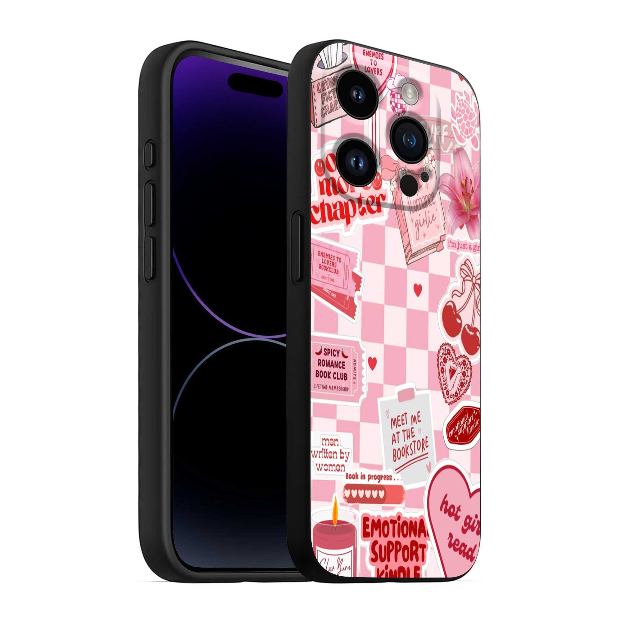 Cherry Bookish Silicone Case