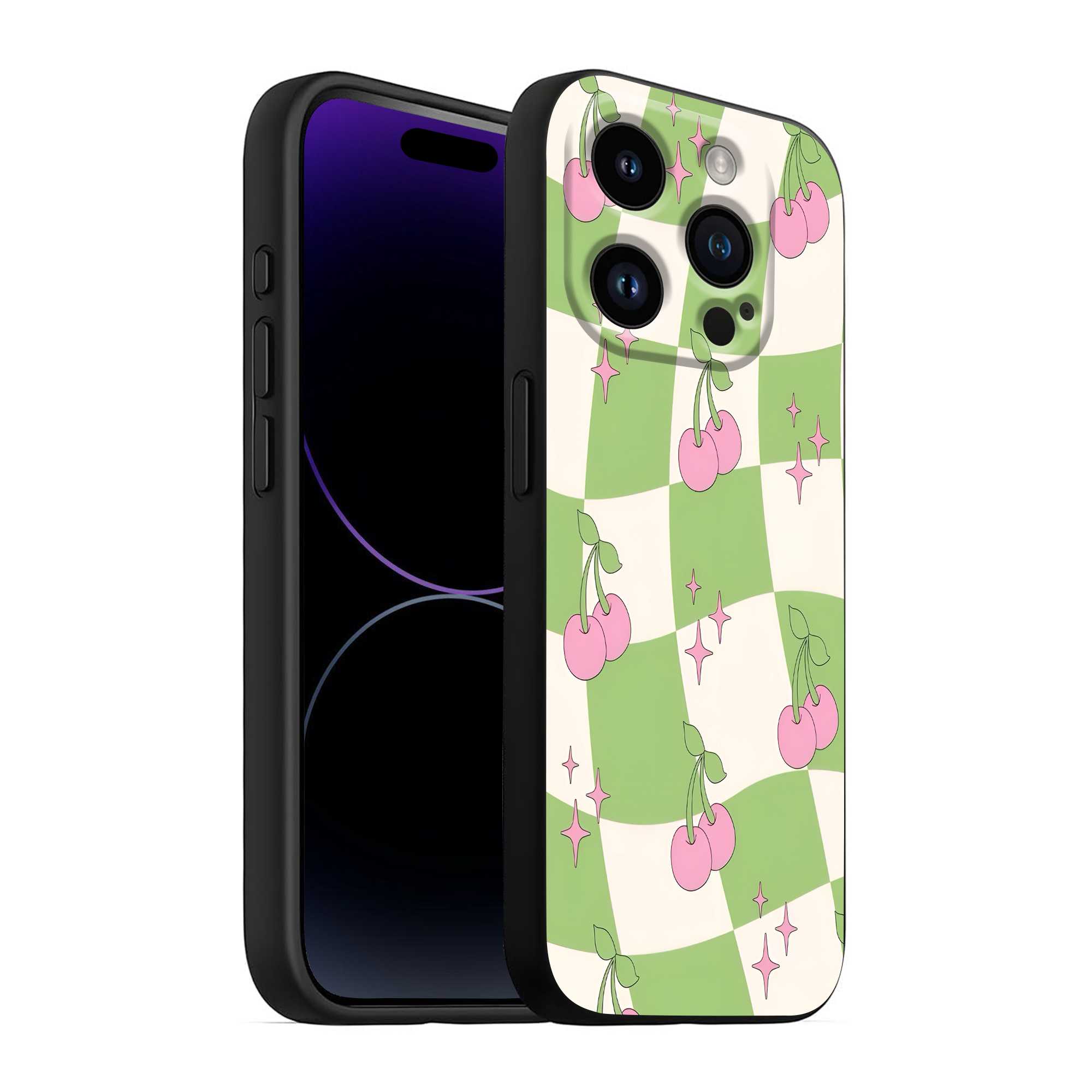 Cherry Check Silicone Case