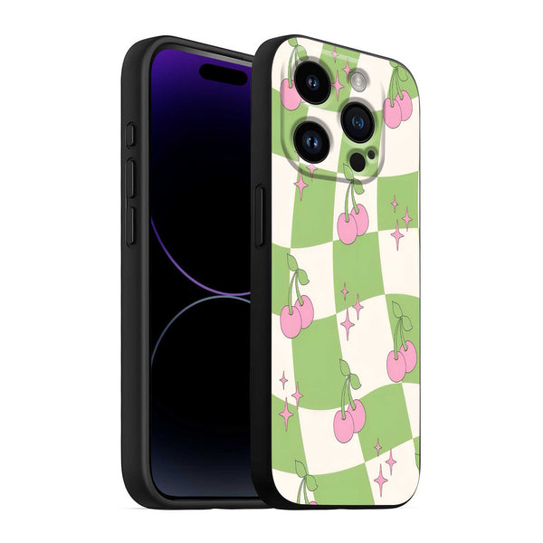 Cherry Check Silicone Case