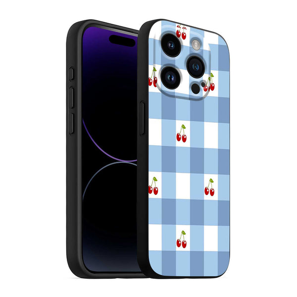 Cherry Checkers Silicone Case