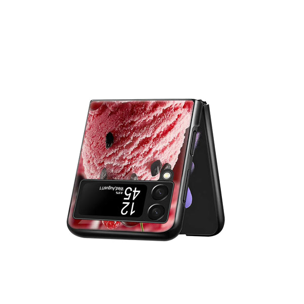 Cherry Crush Samsung Z Flip Glass Case