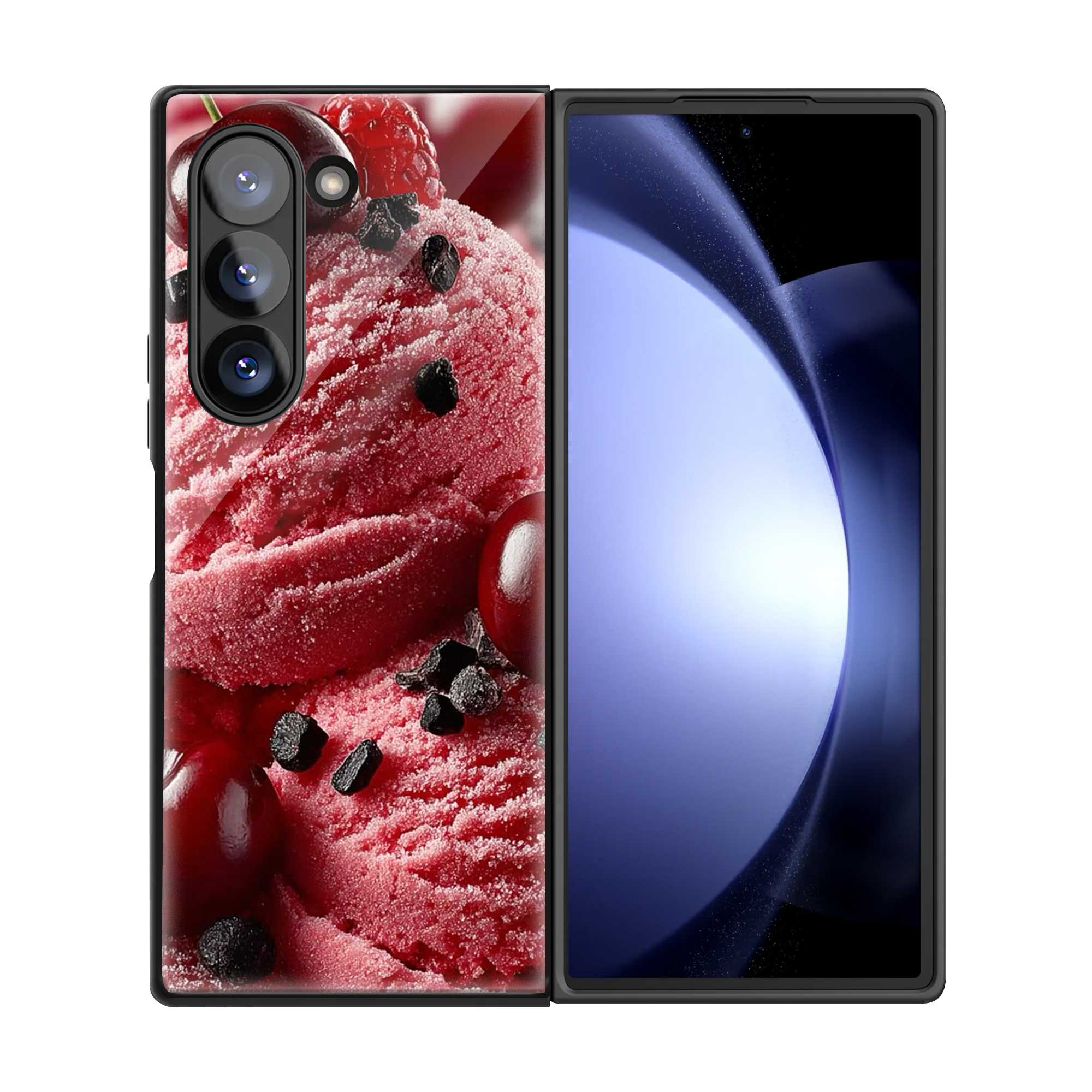 Cherry Crush Samsung Z Fold Glass Case