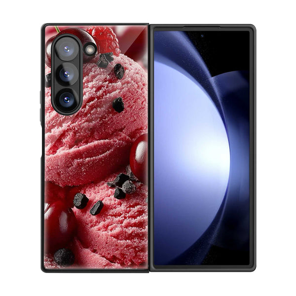 Cherry Crush Samsung Z Fold Glass Case