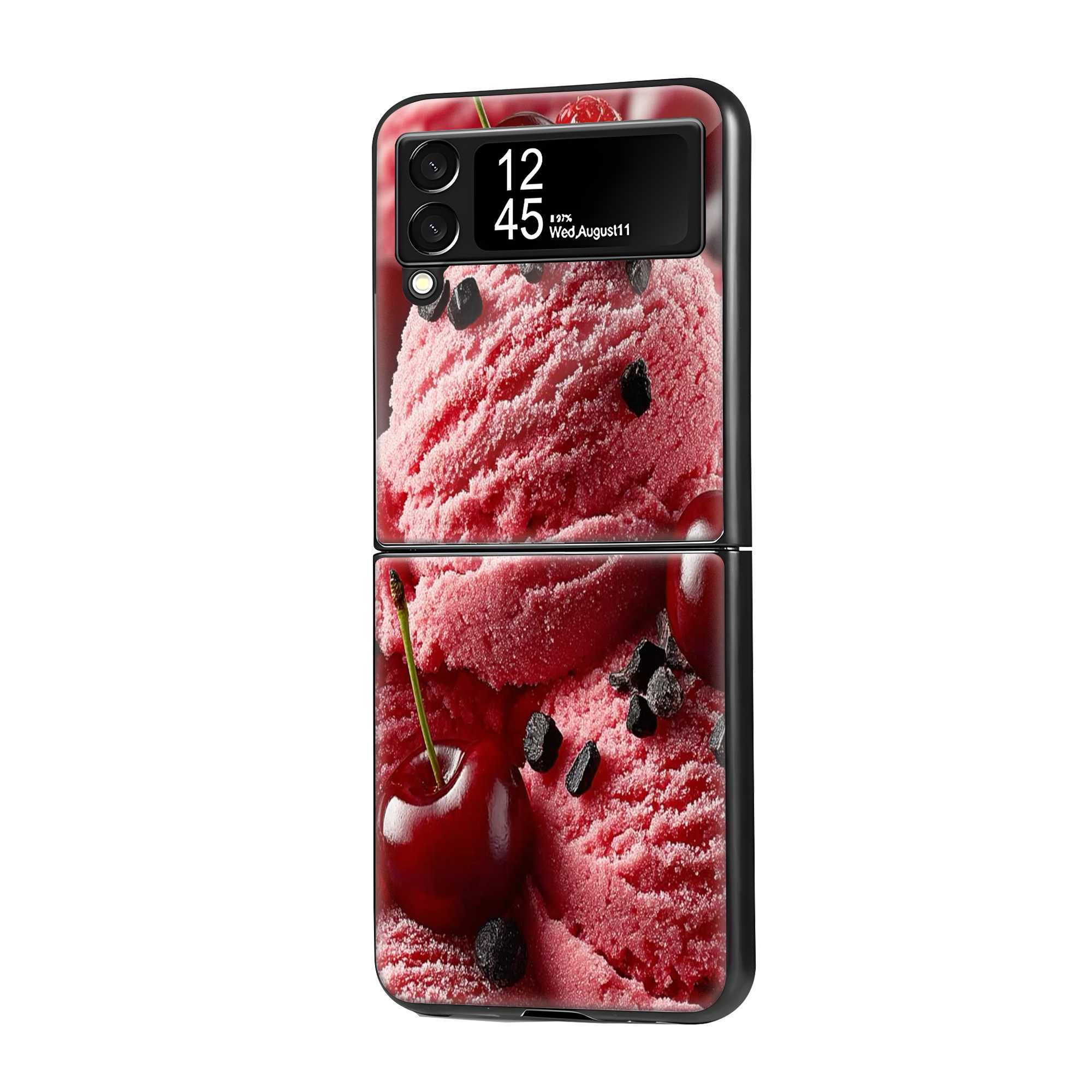 Cherry Crush Samsung Z Flip Glass Case