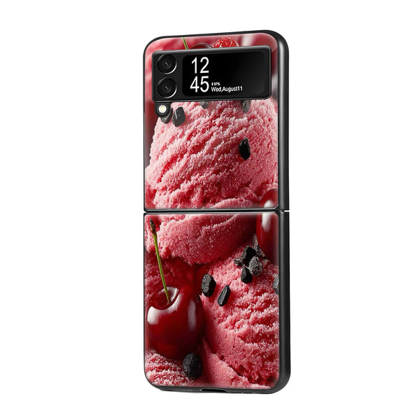 Cherry Crush Samsung Z Flip Glass Case