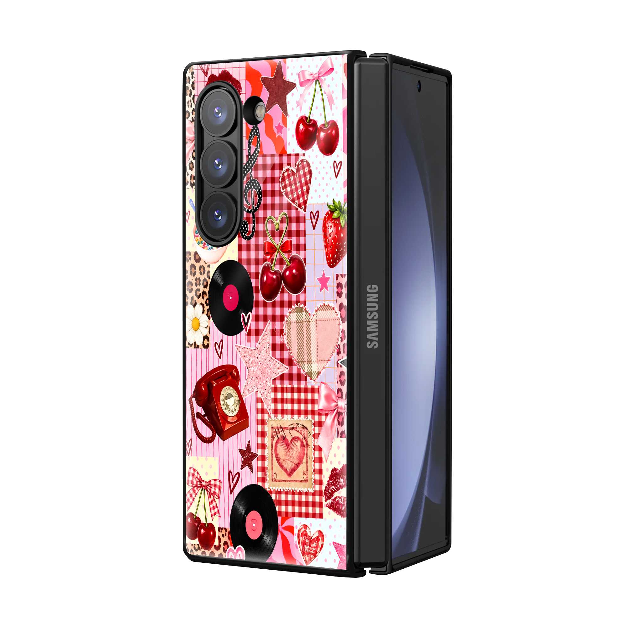 Cherry Pop Samsung Z Fold Glass Case Secondary image