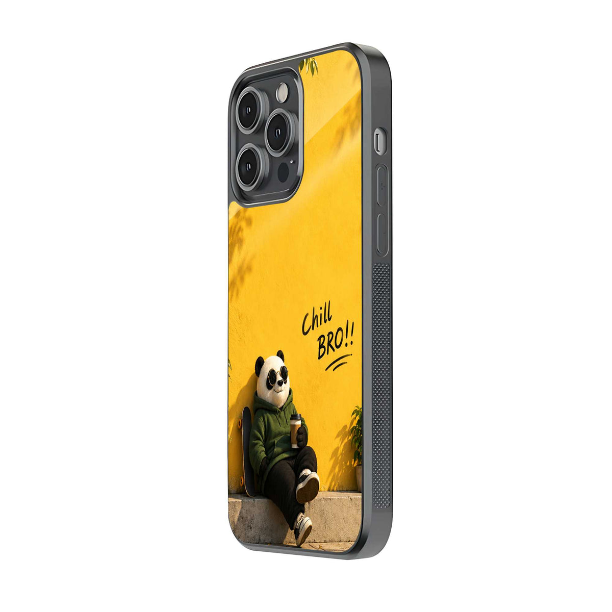 Chill Bro Panda Glass Case