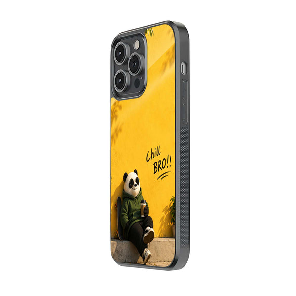 Chill Bro Panda Glass Case