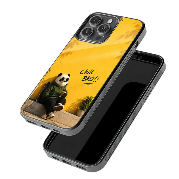 Chill Bro Panda Glass Case