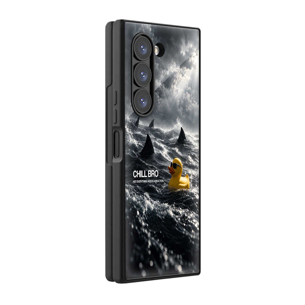 Chill Bro Samsung Z Fold Glass Case