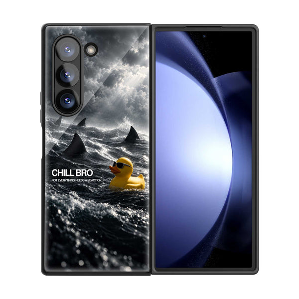 Chill Bro Samsung Z Fold Glass Case