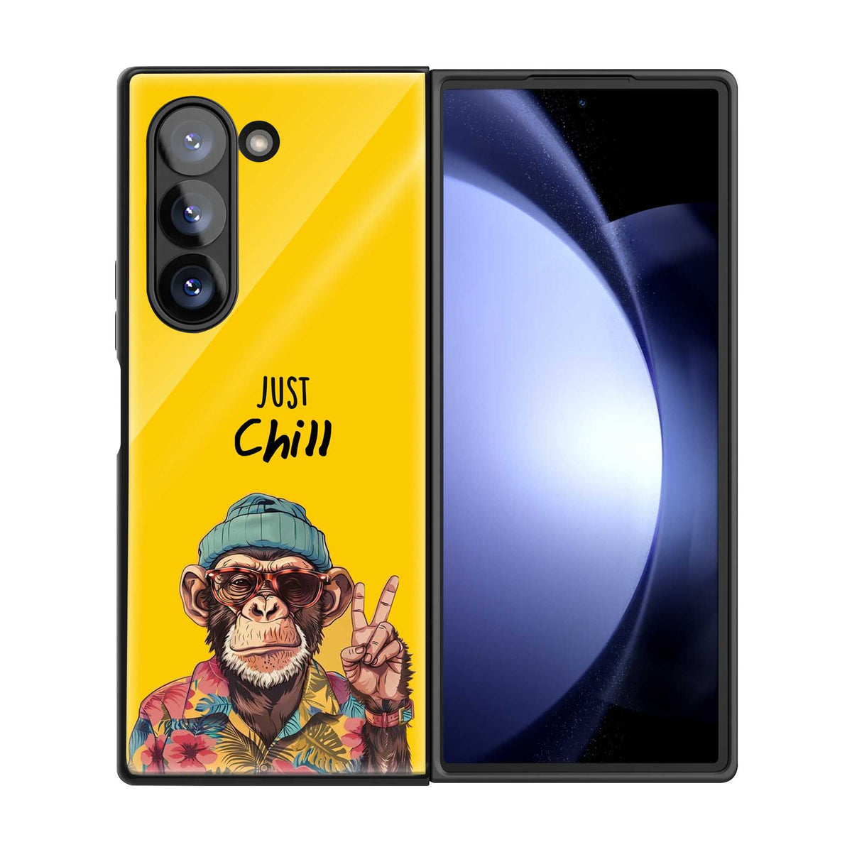 Chill Monkey Samsung Z Fold Glass Case