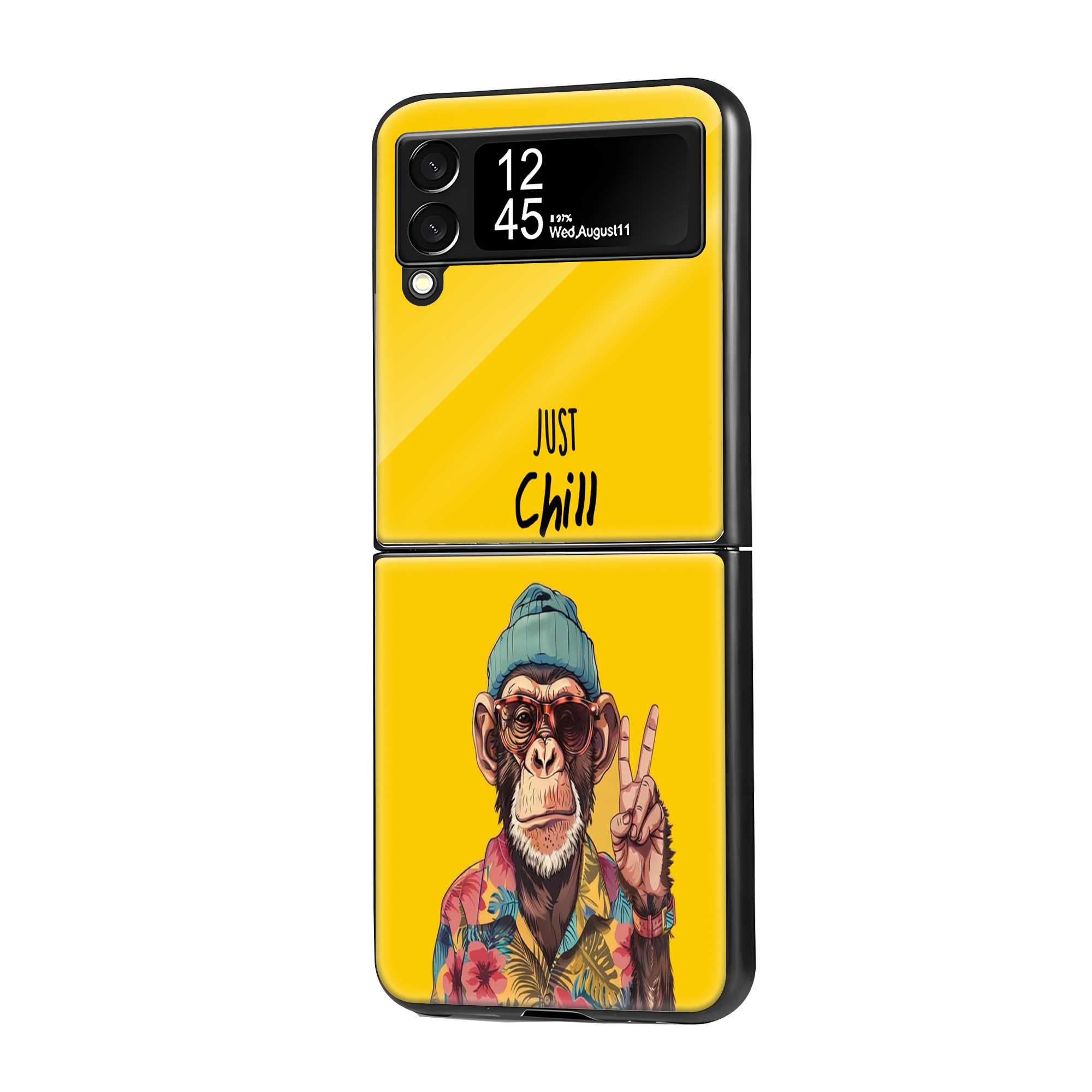 Chill Monkey Samsung Z Flip Glass Case
