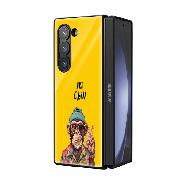 Chill Monkey Samsung Z Fold Glass Case