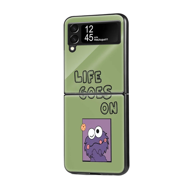 Chill Monster Samsung Z Flip Glass Case