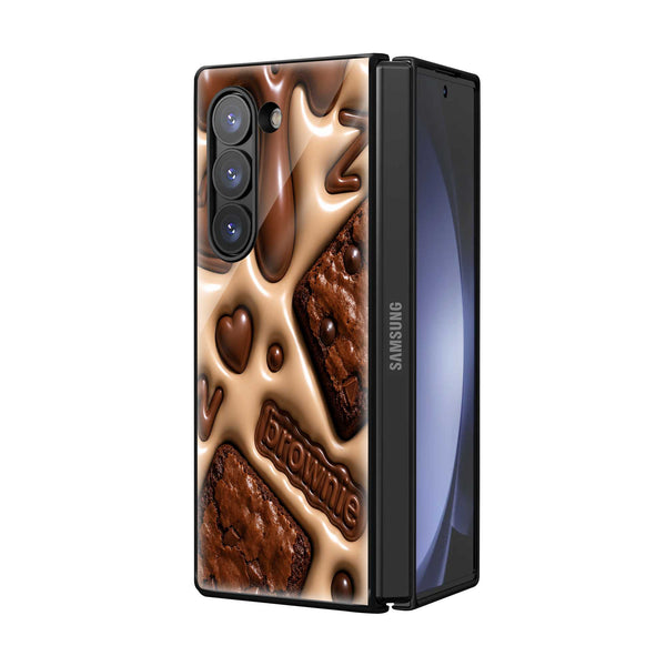 Choco Bliss Samsung Z Fold Glass Case