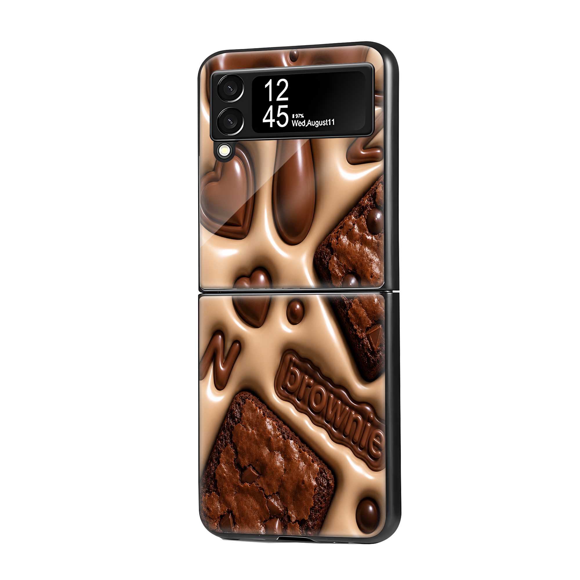 Choco Bliss Samsung Z Flip Glass Case