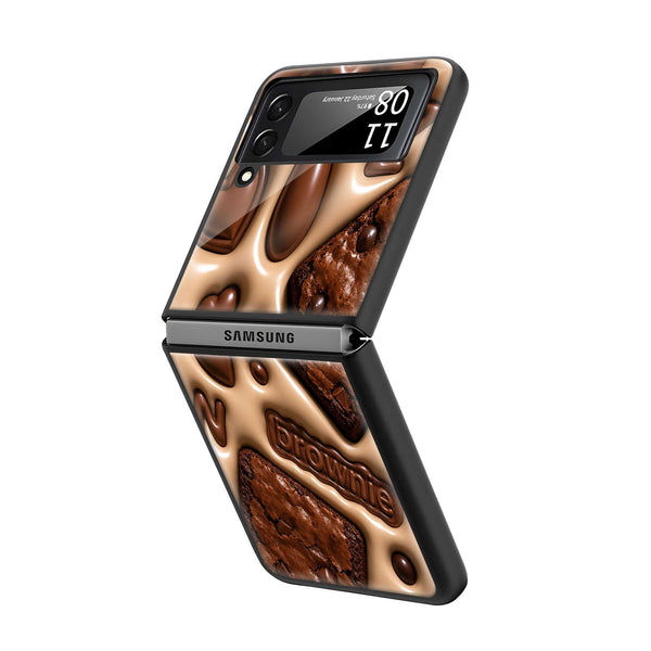 Choco Bliss Samsung Z Flip Glass Case