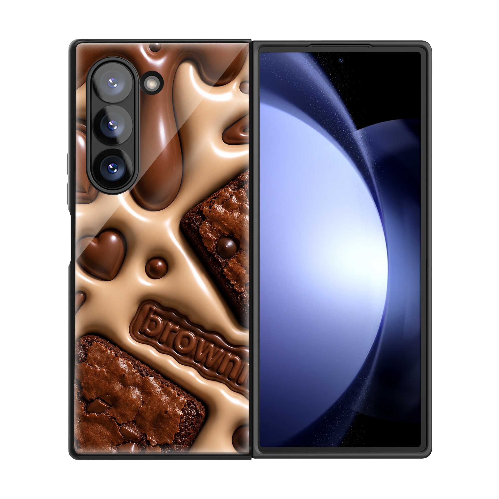 Choco Bliss Samsung Z Fold Glass Case