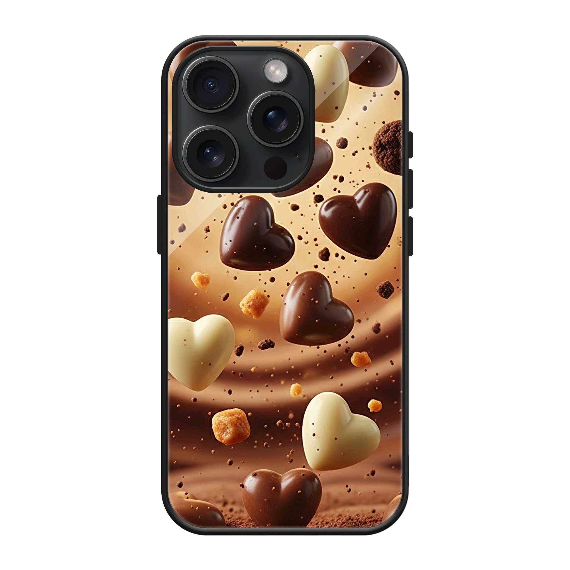 Choco Hearts Glass Case